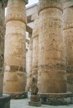 Gro�e S�ulenhalle im Tempel zu Karnak